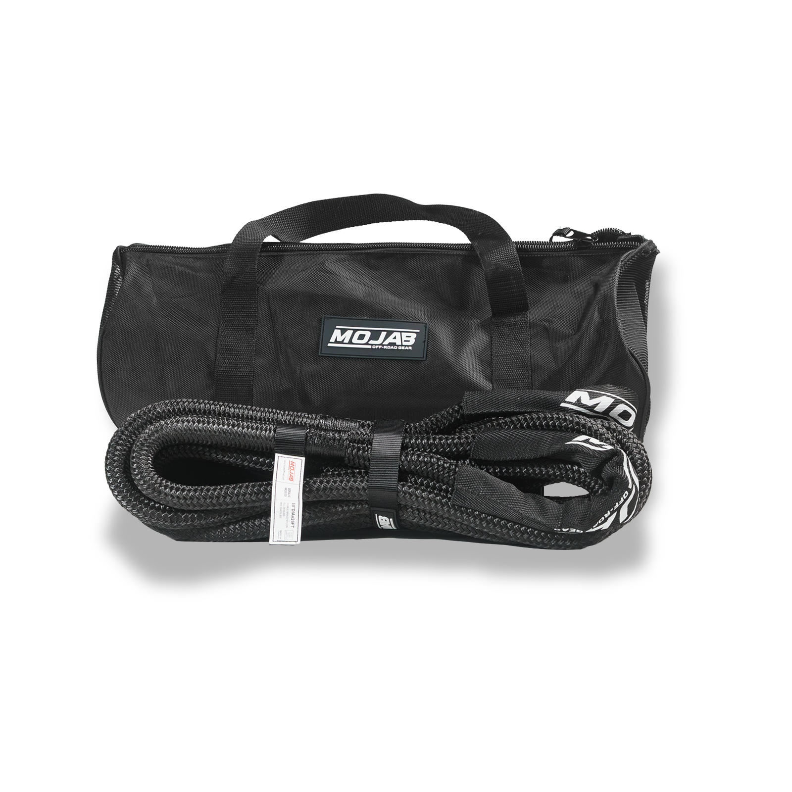 Photo of 5/8" x 26' Kinetic Rope with Storage Bag (Lifetime Warranty) by MOJAB OFFROAD - Premium for UTVs / Side by Sides