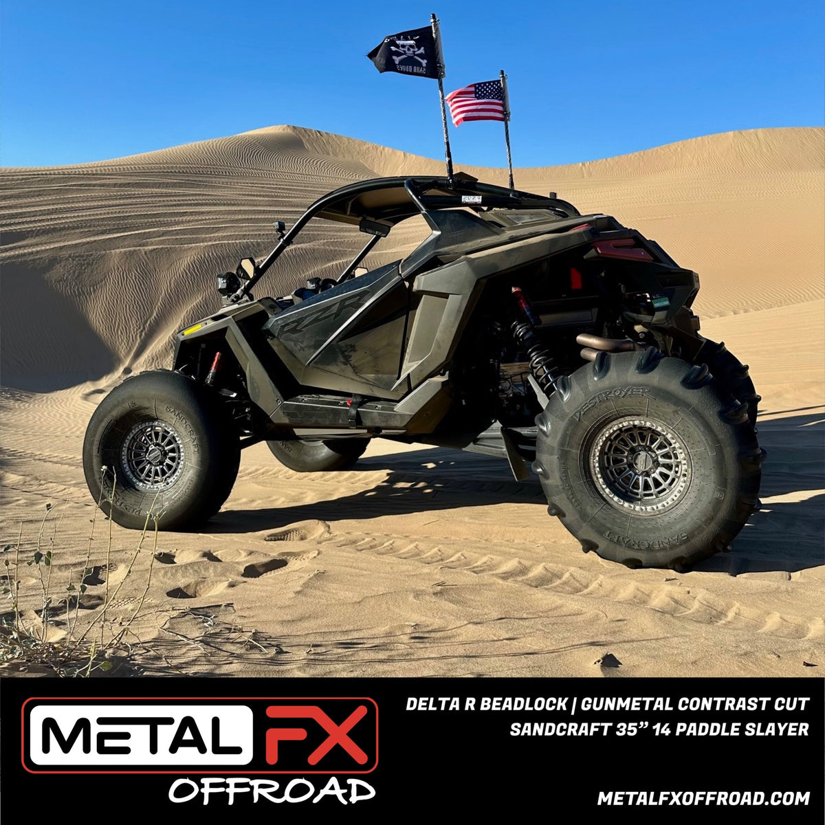 Metal FX Offroad Delta R Beadlock Wheel (2023)