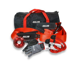 Photo of Premium Recovery Kit ( 6 items + 6 Storage bag + 2 Velcro tape) *Lifetime Warranty by MOJAB OFFROAD - Premium Recovery Gear for UTVs / Side by Sides