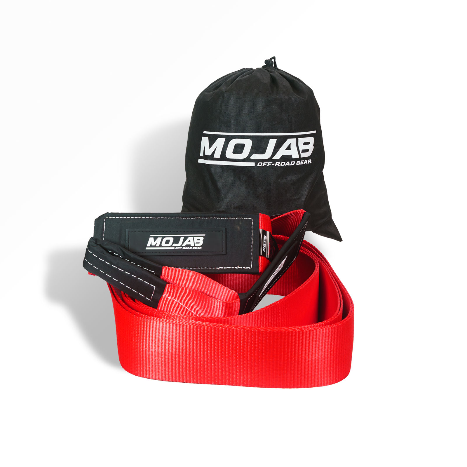 Photo of 4'' x 30' Tow Strap / Winch Strap (Lifetime Warranty) by MOJAB OFFROAD - Premium Tow Strap for UTVs / Side by Sides