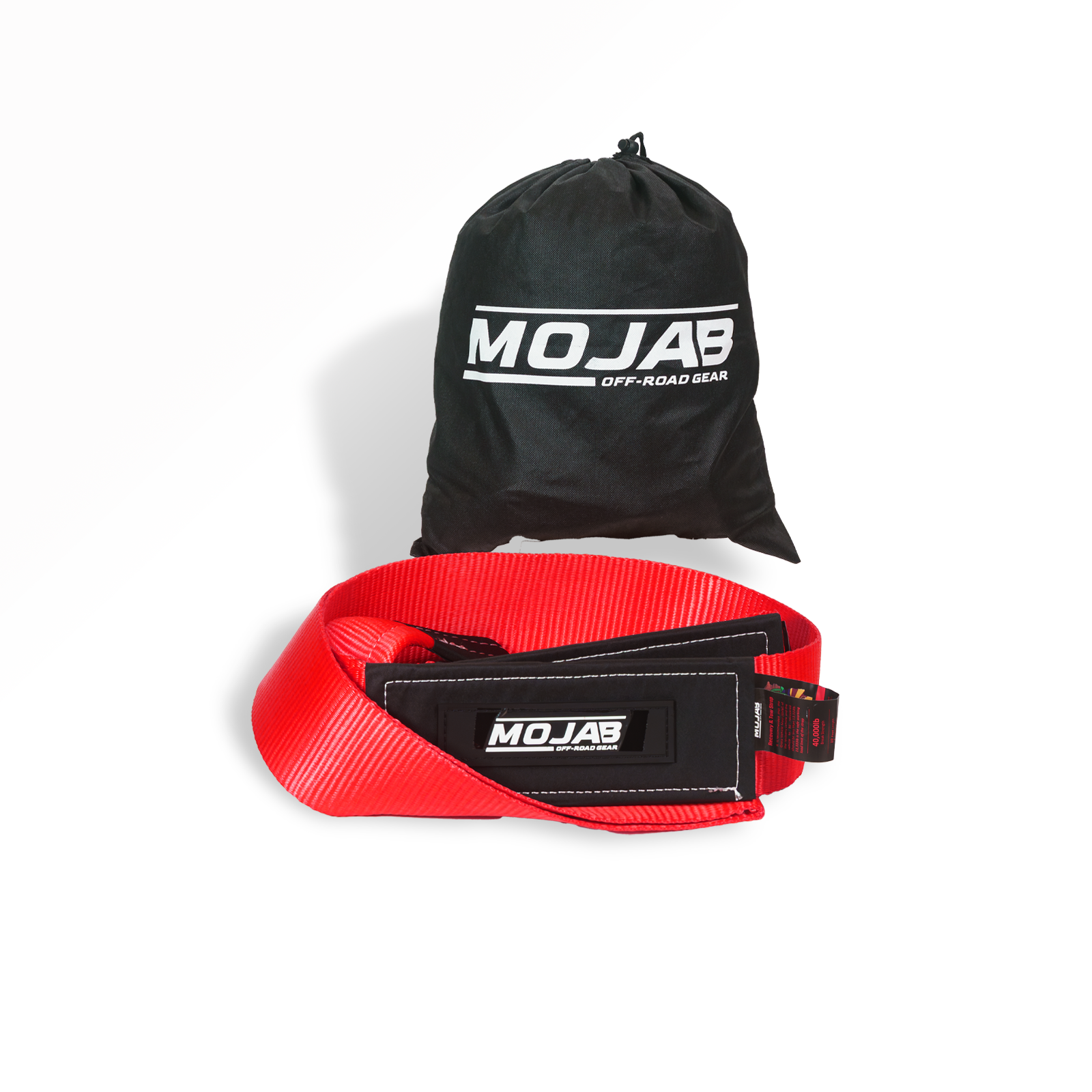 Photo of 4''x10' Tree Saver Strap / Tow Strap / Winch Strap (Lifetime Warranty) by MOJAB OFFROAD - Premium Tow Strap for UTVs / Side by Sides