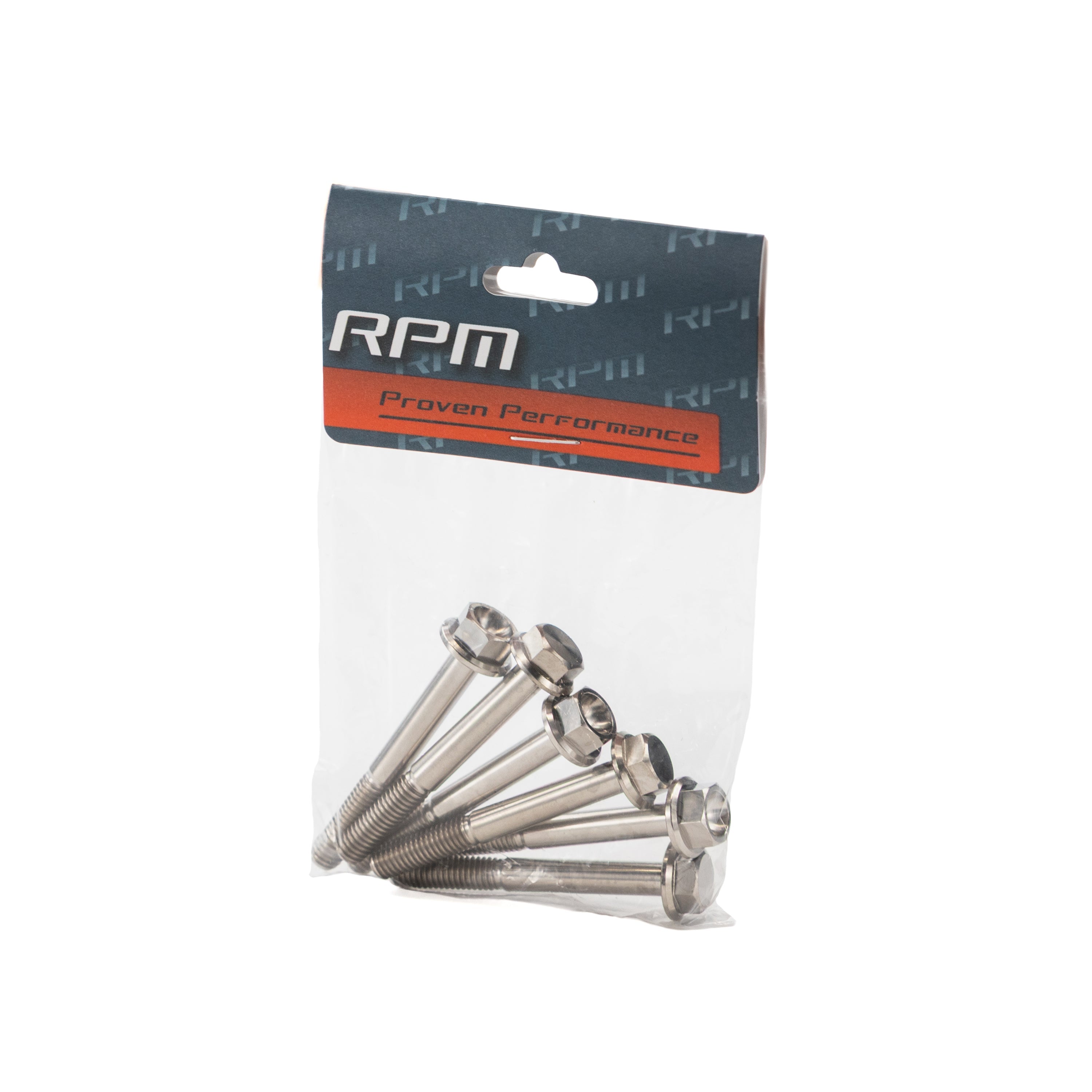 Photo of RPM SXS RPM RZR P90x TITANIUM Clutch Cover Bolts (QTY 6) #7517932 Hex Screw Flange M6X1.0X50mm by RPM SXS - Premium for UTVs / Side by Sides