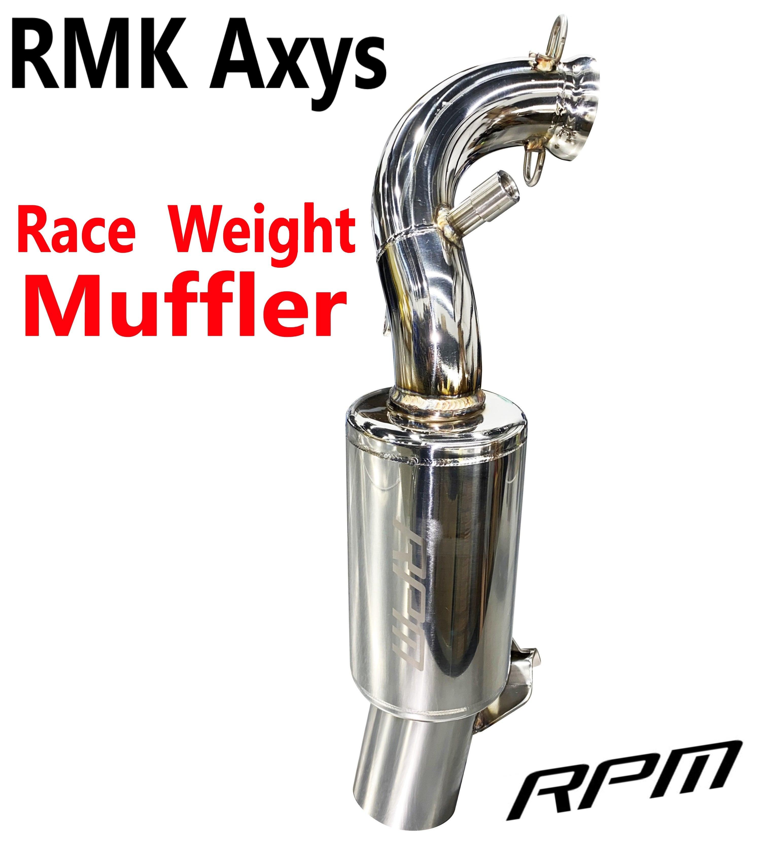 Photo of RPM SXS RPM Stainless Steel Race Weight Muffler Polaris RMK AXYS 850 / 9R 2019-2025 by RPM SXS - Premium for UTVs / Side by Sides