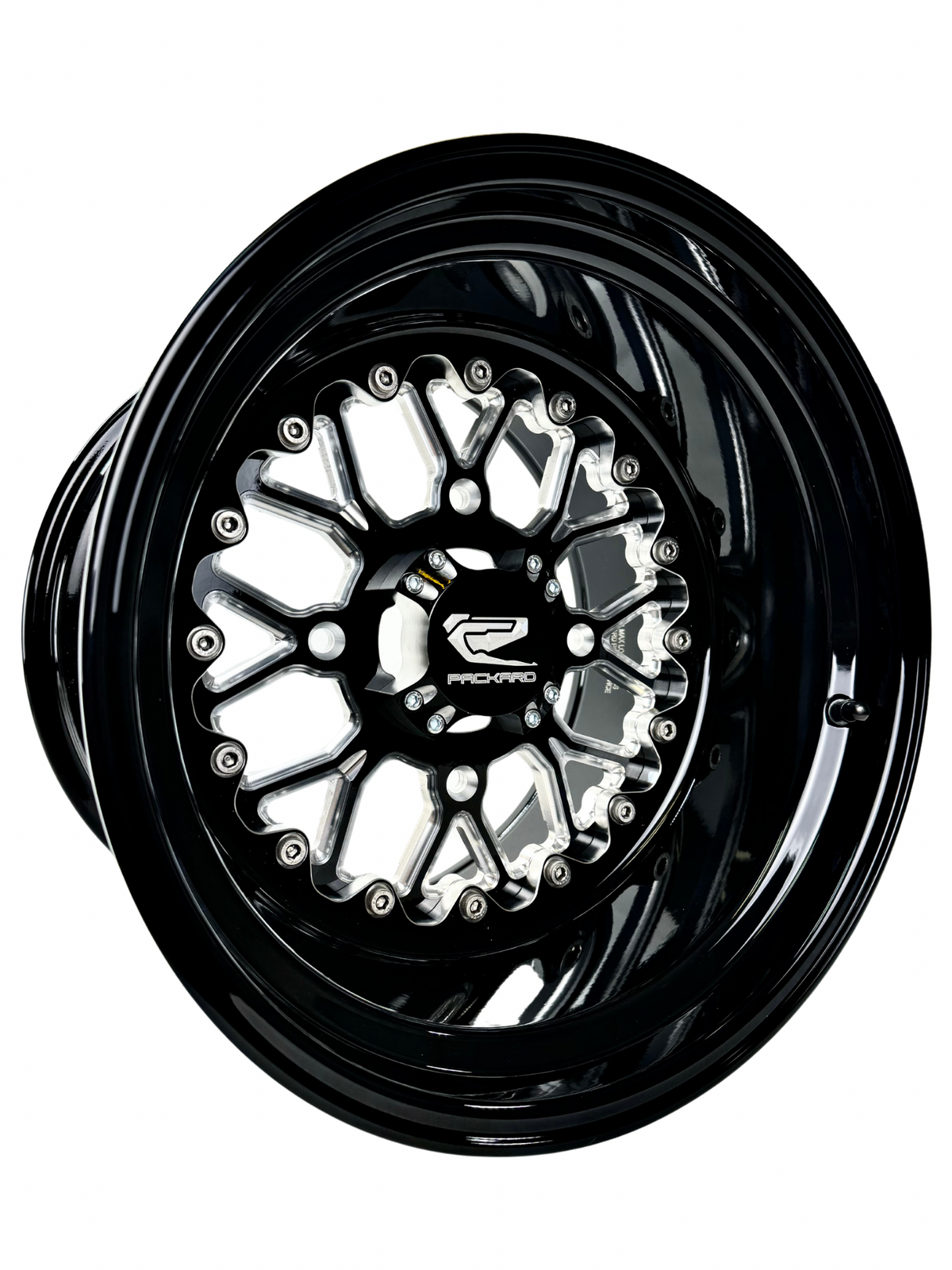 Packard Performance Wishbone - FF Forged Gloss Black UTV Wheel