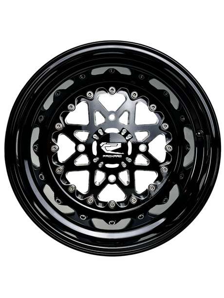 Packard Performance V2 Super Star - FF Forged Gloss Black 4x110 UTV Wheel