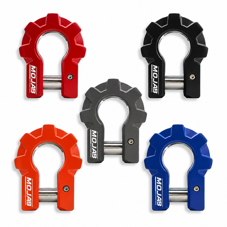 3/4-Inch Aluminum D-Shackle Set - 9 Ton