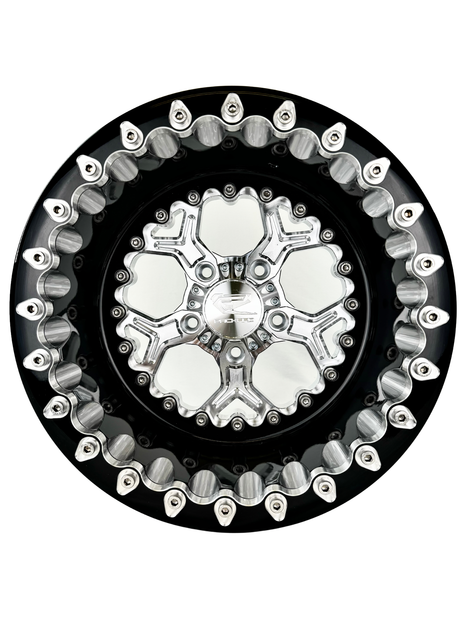 Photo of Pro 5 - FF Forged Beadlock - Silver RZR Pro R 5x4.5 by Ultra-light by Packard Performance - Premium for UTVs / Side by Sides