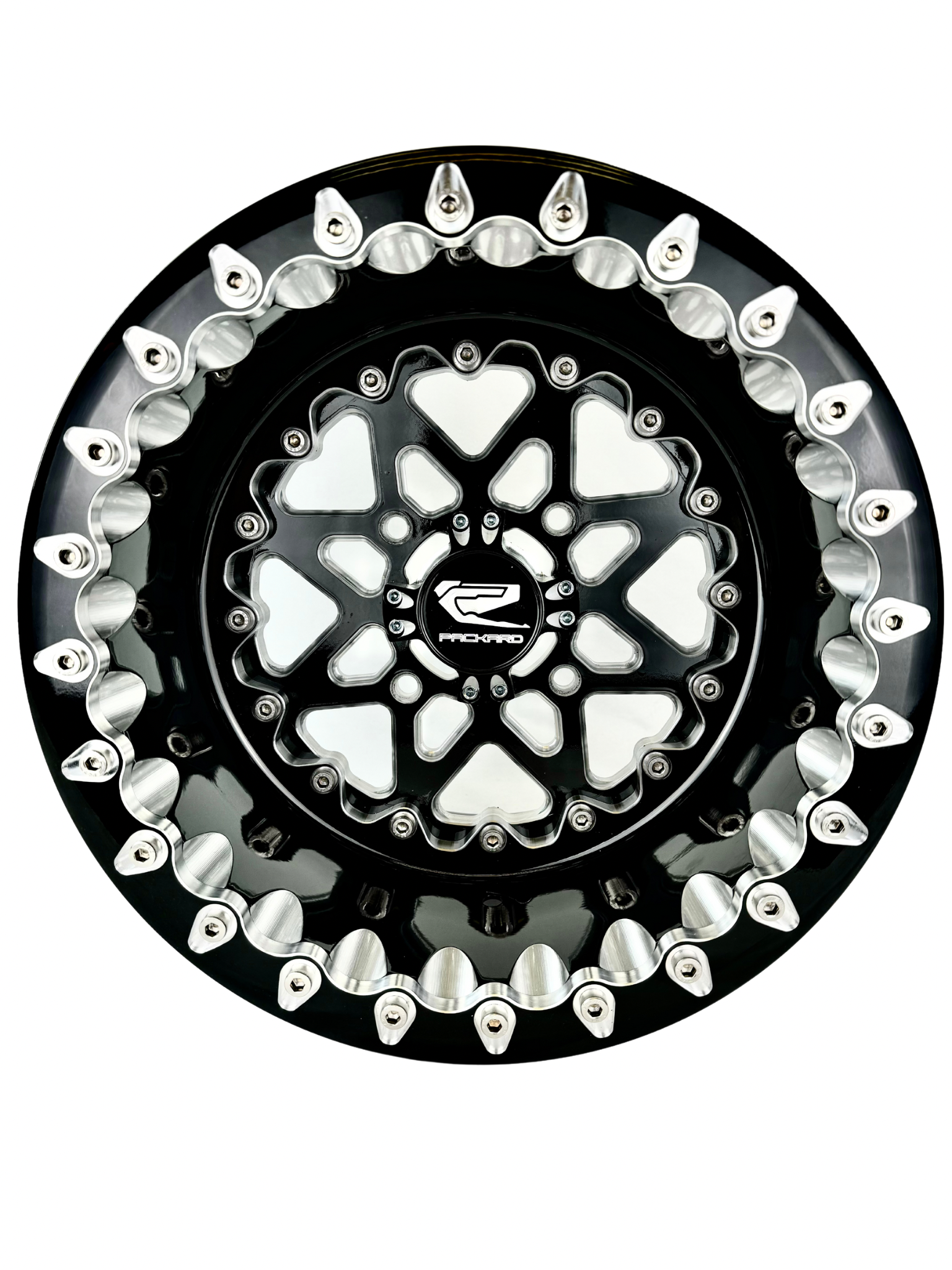 Photo of V2 Super Star - FF Forged Beadlock - Gloss Black by Ultra-Light by Packard Performance - Premium for UTVs / Side by Sides