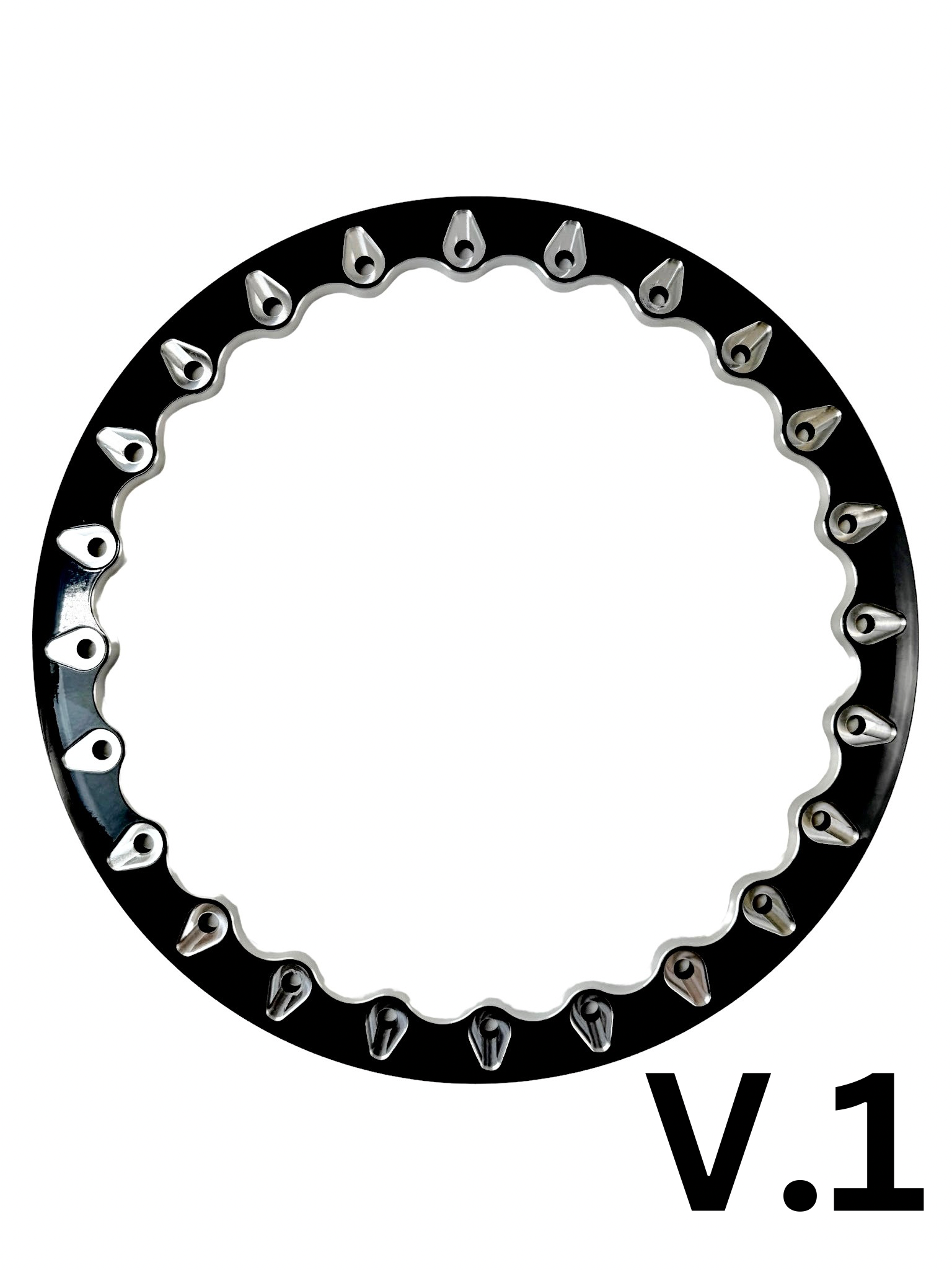 Photo of Wishbone - FF Forged Beadlock - Gloss Black by Ultra-Light by Packard Performance - Premium for UTVs / Side by Sides