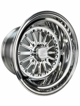 Packard Element forged polished silver 4x110 UTV wheel