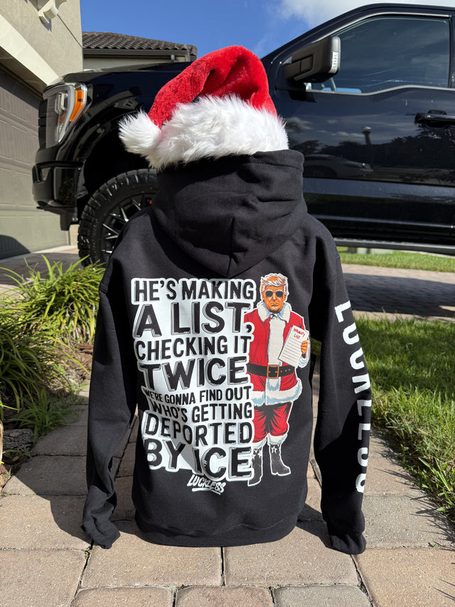 Photo of Naughty List Hoodie by Luckless Outfitters - Premium Hoodie for UTVs / Side by Sides