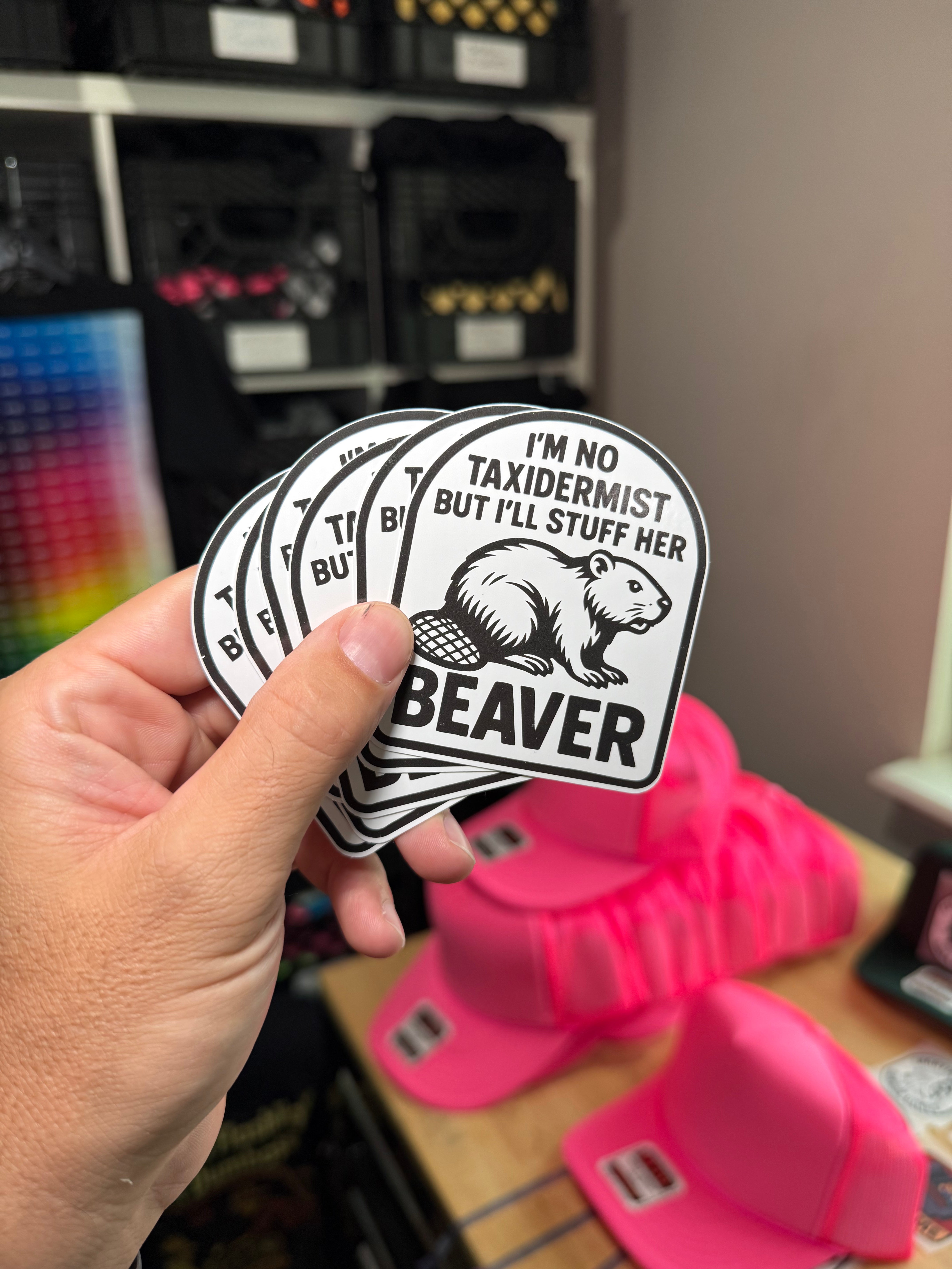 Photo of Taxidermist Sticker by Luckless Outfitters - Premium Stickers for UTVs / Side by Sides