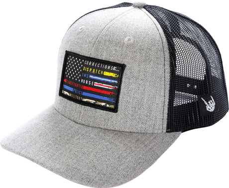 Photo of All Lines Flag Trucker Hat by Bad Flag Store - Premium Apparel & Accessories for UTVs / Side by Sides