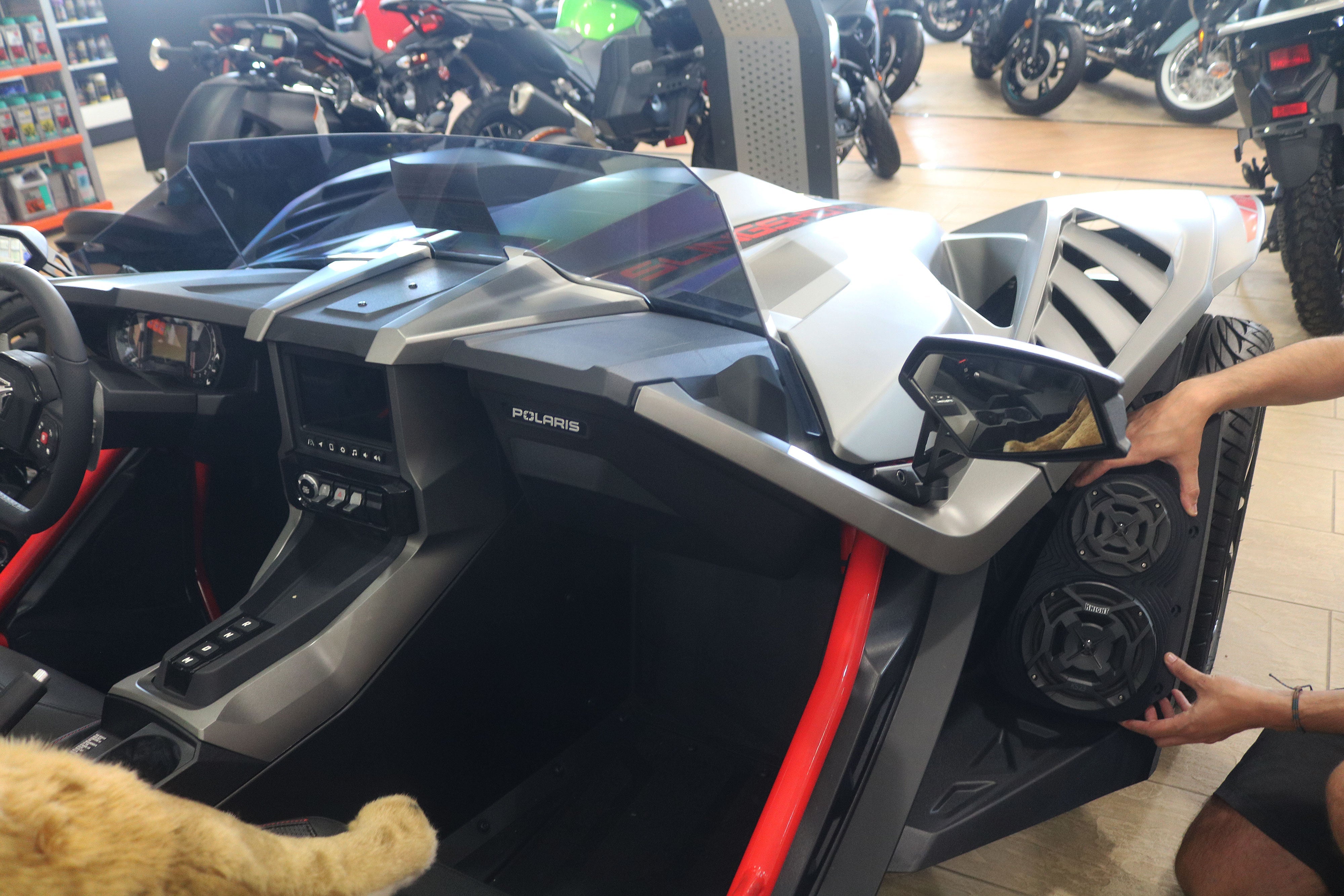 Photo of Polaris Slingshot Bluetooth LED Sound System by Knight ATV - Premium Power Sports for UTVs / Side by Sides