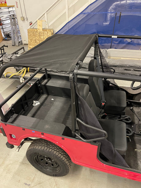 Photo of Roxor Rear Soft Top (2018-2025) by UTV Mountain Accessories - Premium Cooler Rack for UTVs / Side by Sides