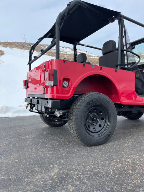 Photo of Roxor Rear Soft Top (2018-2025) by UTV Mountain Accessories - Premium Cooler Rack for UTVs / Side by Sides