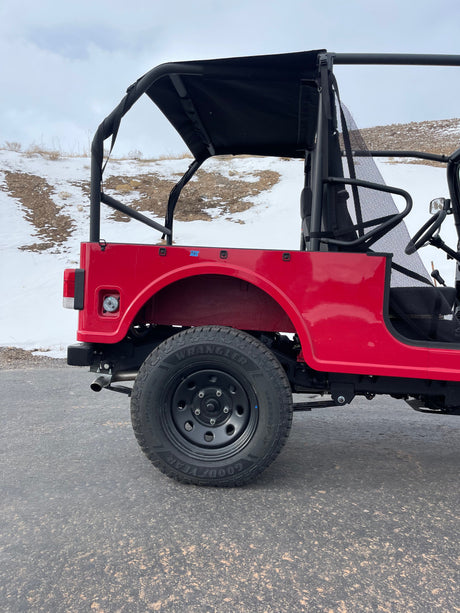 Photo of Roxor Rear Soft Top (2018-2025) by UTV Mountain Accessories - Premium Cooler Rack for UTVs / Side by Sides