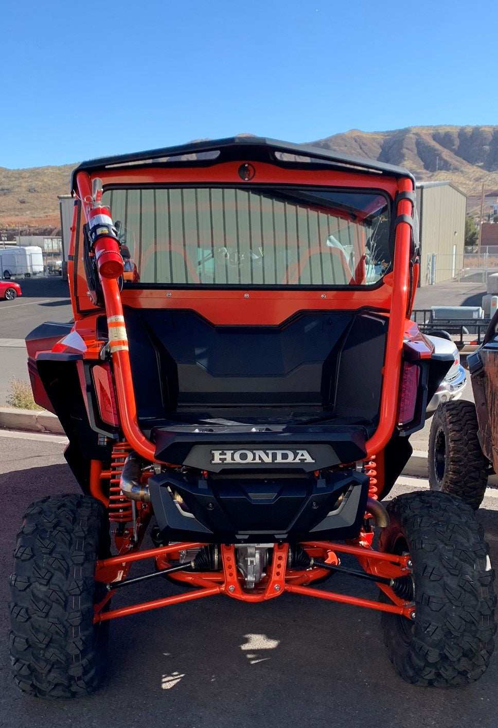 Photo of HONDA TALON 4-SEAT REAR WINDSHIELD 2020+ by Dirt Warrior Accessories - Premium WINDSHIELD for UTVs / Side by Sides