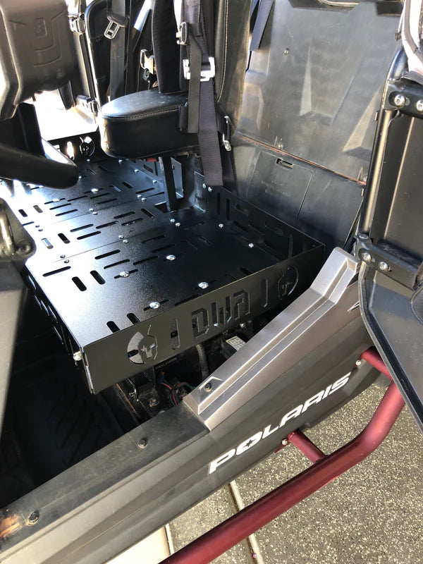 Photo of RZR Rear Seat Mounted Cargo Rack by DWA - Premium Storage for UTVs / Side by Sides