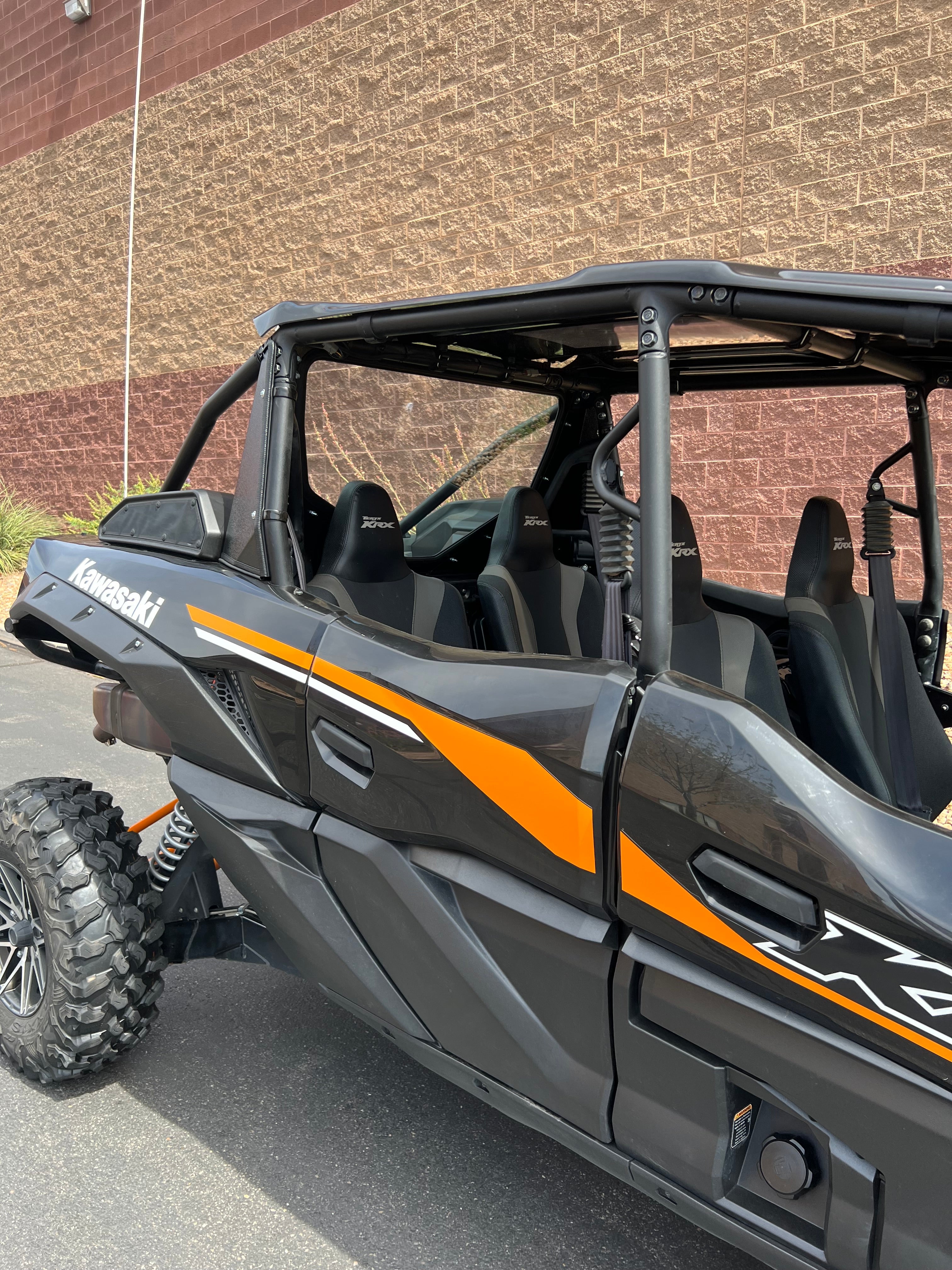 Photo of KAWASAKI TERYX KRX1000 REAR WINDSHIELD 4-SEAT 2022+ by Dirt Warrior Accessories - Premium WINDSHIELD for UTVs / Side by Sides