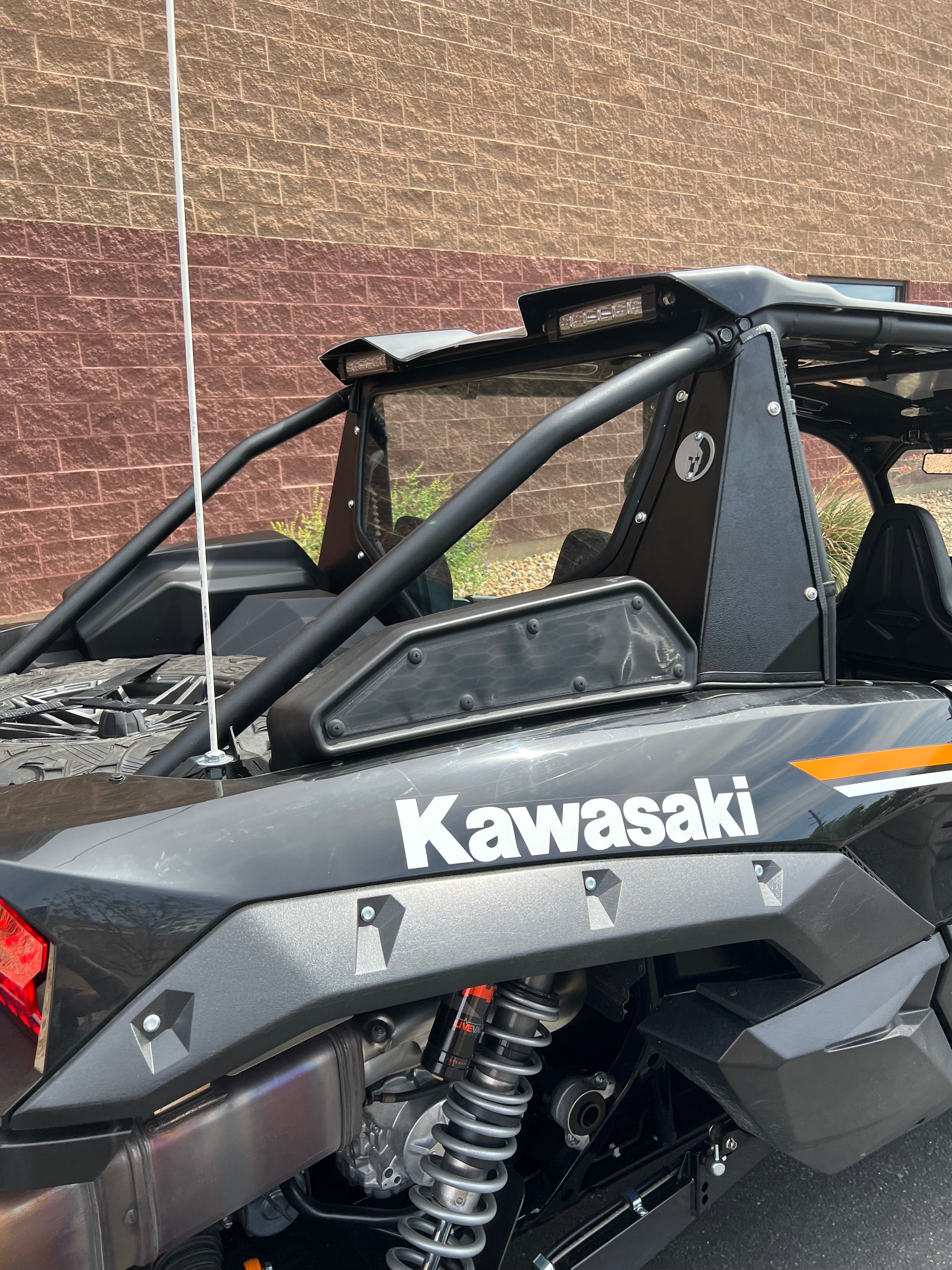 Photo of KAWASAKI TERYX KRX1000 REAR WINDSHIELD 4-SEAT 2022+ by Dirt Warrior Accessories - Premium WINDSHIELD for UTVs / Side by Sides