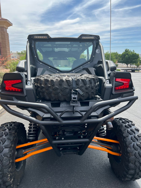 Photo of KAWASAKI TERYX KRX1000 REAR WINDSHIELD 4-SEAT 2022+ by Dirt Warrior Accessories - Premium WINDSHIELD for UTVs / Side by Sides