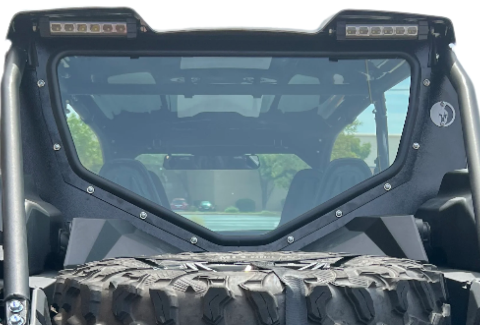 Photo of KAWASAKI TERYX KRX1000 REAR WINDSHIELD 4-SEAT 2022+ by Dirt Warrior Accessories - Premium WINDSHIELD for UTVs / Side by Sides