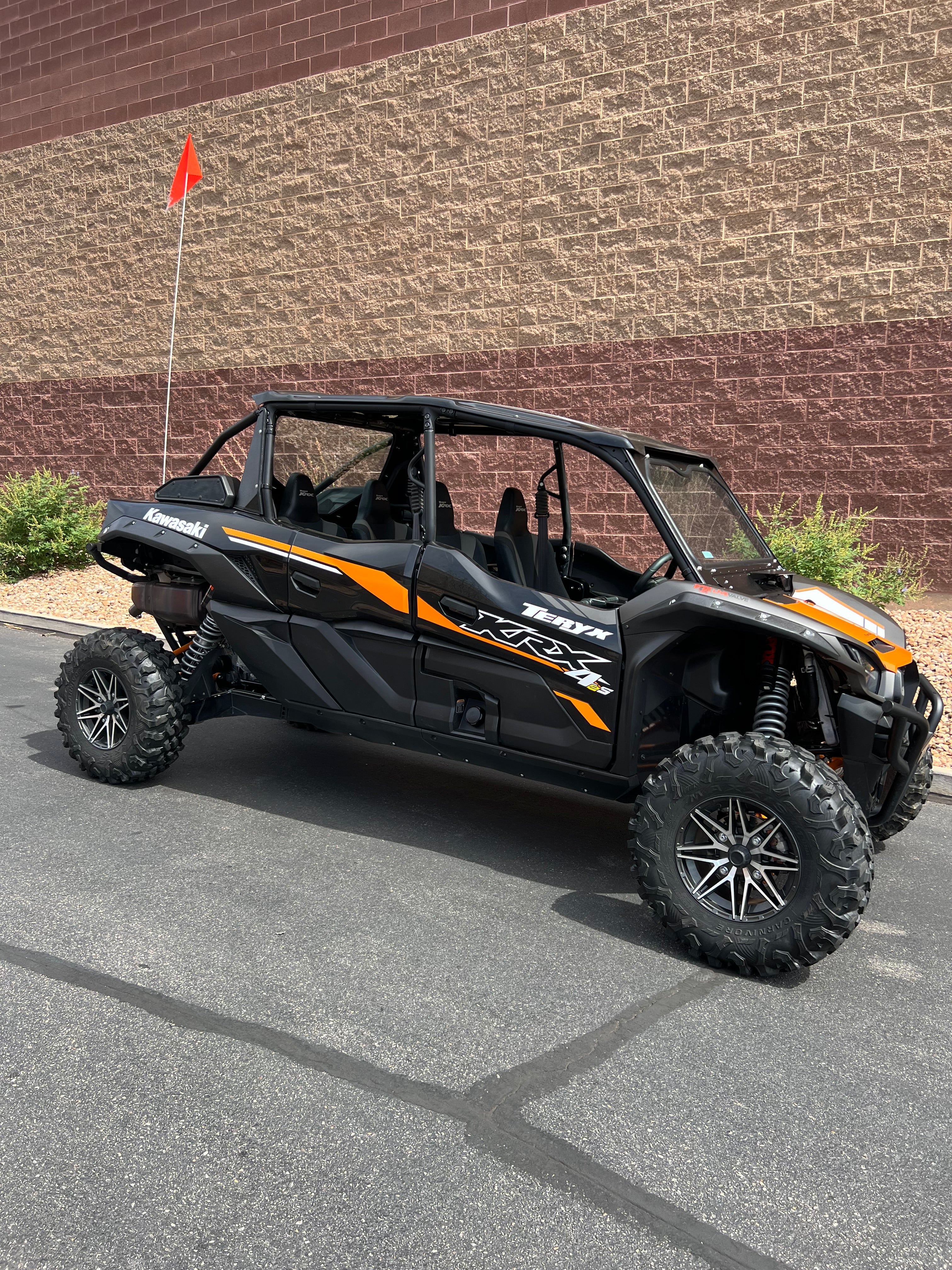 Photo of KAWASAKI TERYX KRX1000 REAR WINDSHIELD 4-SEAT 2022+ by Dirt Warrior Accessories - Premium WINDSHIELD for UTVs / Side by Sides