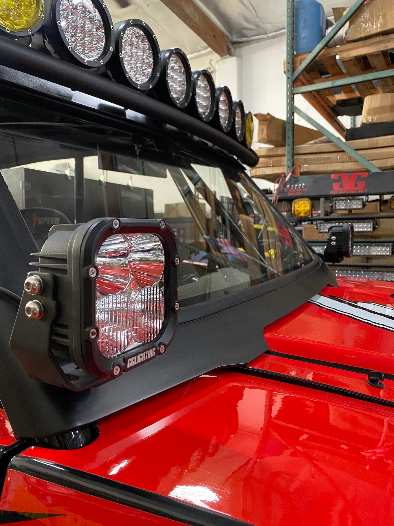 Photo of Speed UTV Pillar Pod Mounts For Windshield by GGLighting - Premium for UTVs / Side by Sides