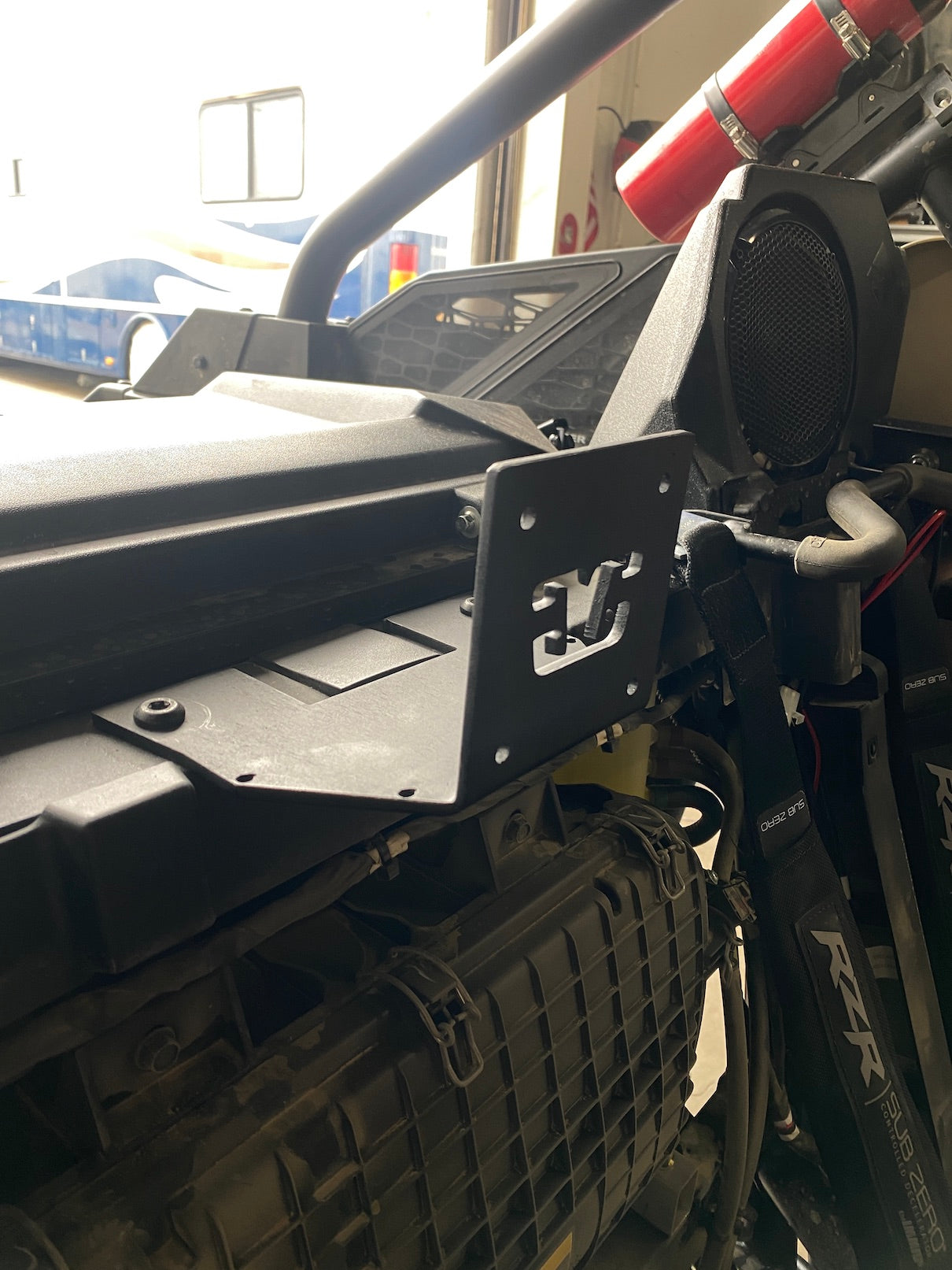 PCI RaceAir Boost Pumper Bracket for Polaris Pro XP/Turbo R/Pro R