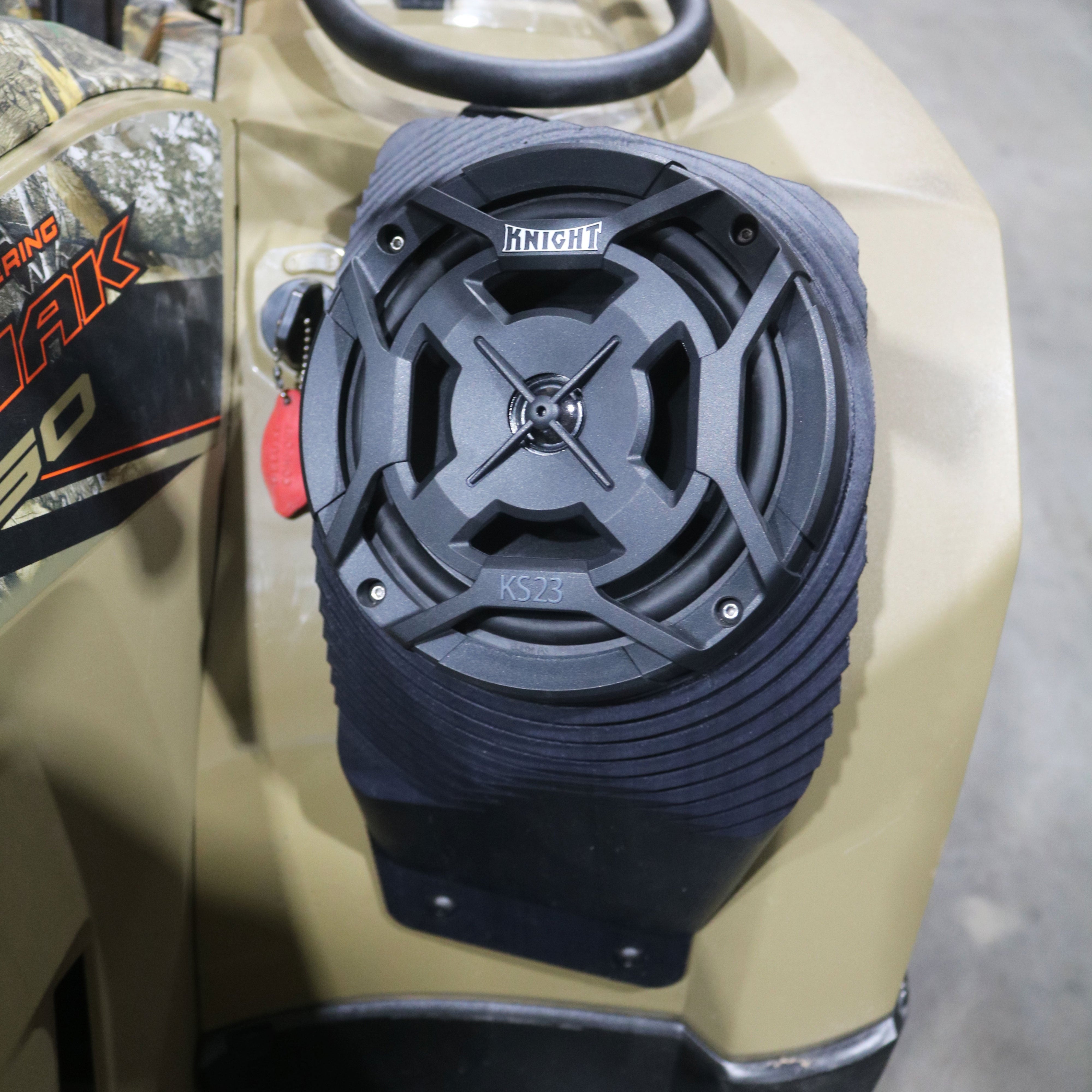Photo of Yamaha Kodiak 450 (18–25) Bluetooth LED ATV Surround Sound System by Knight ATV - Premium Power Sports for UTVs / Side by Sides