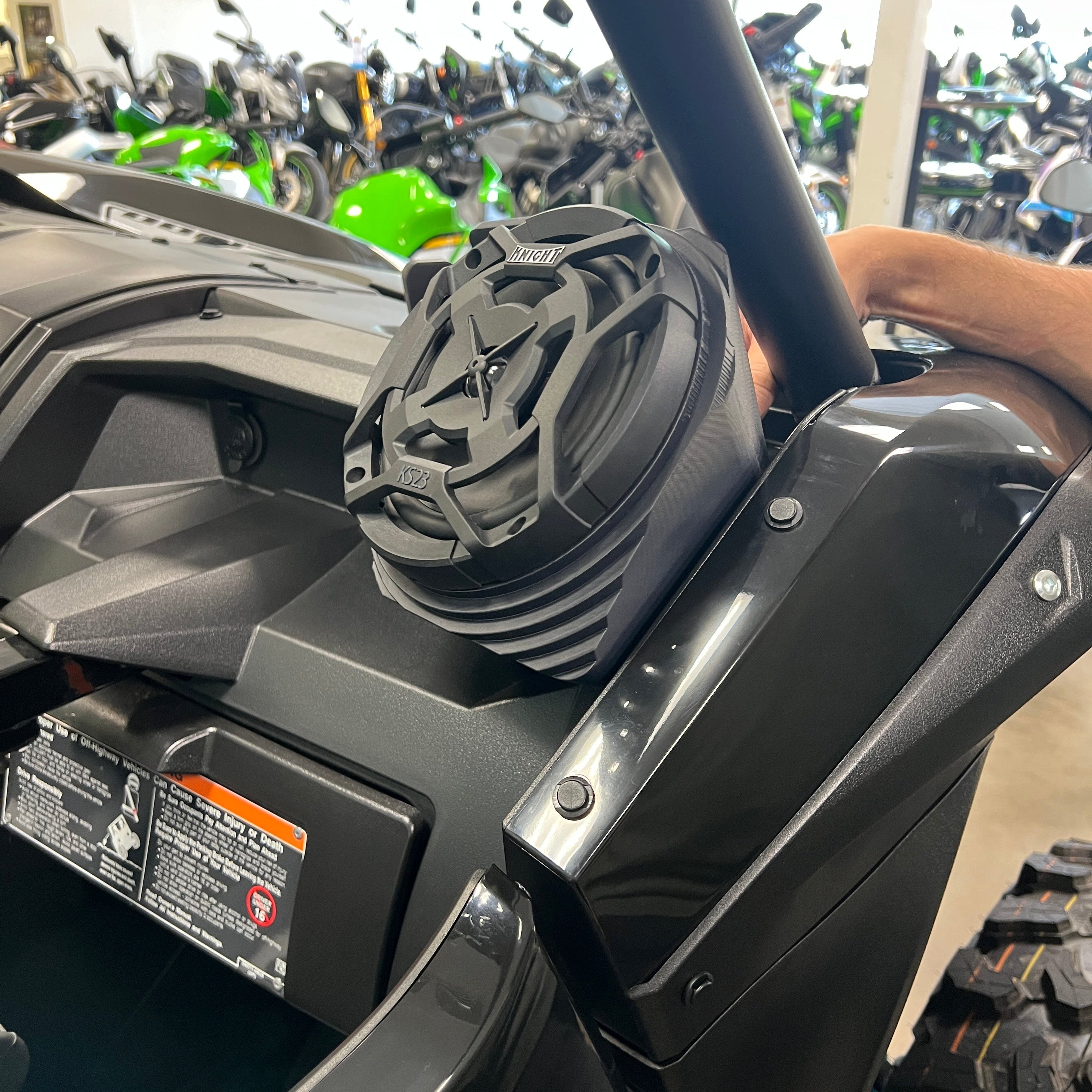 Photo of KRX 1000 Dash 6.5 inch Speaker Pod Housings Only by Knight ATV - Premium Power Sports for UTVs / Side by Sides