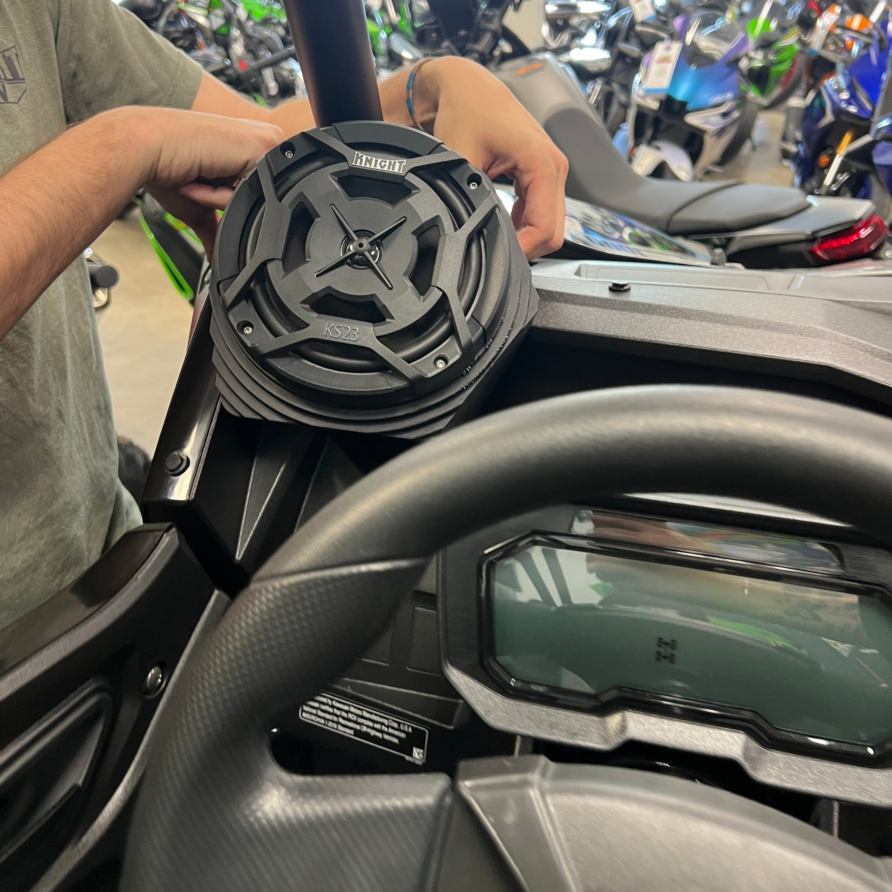 Photo of KRX 1000 Dash 6.5 inch Speaker Pod Housings Only by Knight ATV - Premium Power Sports for UTVs / Side by Sides