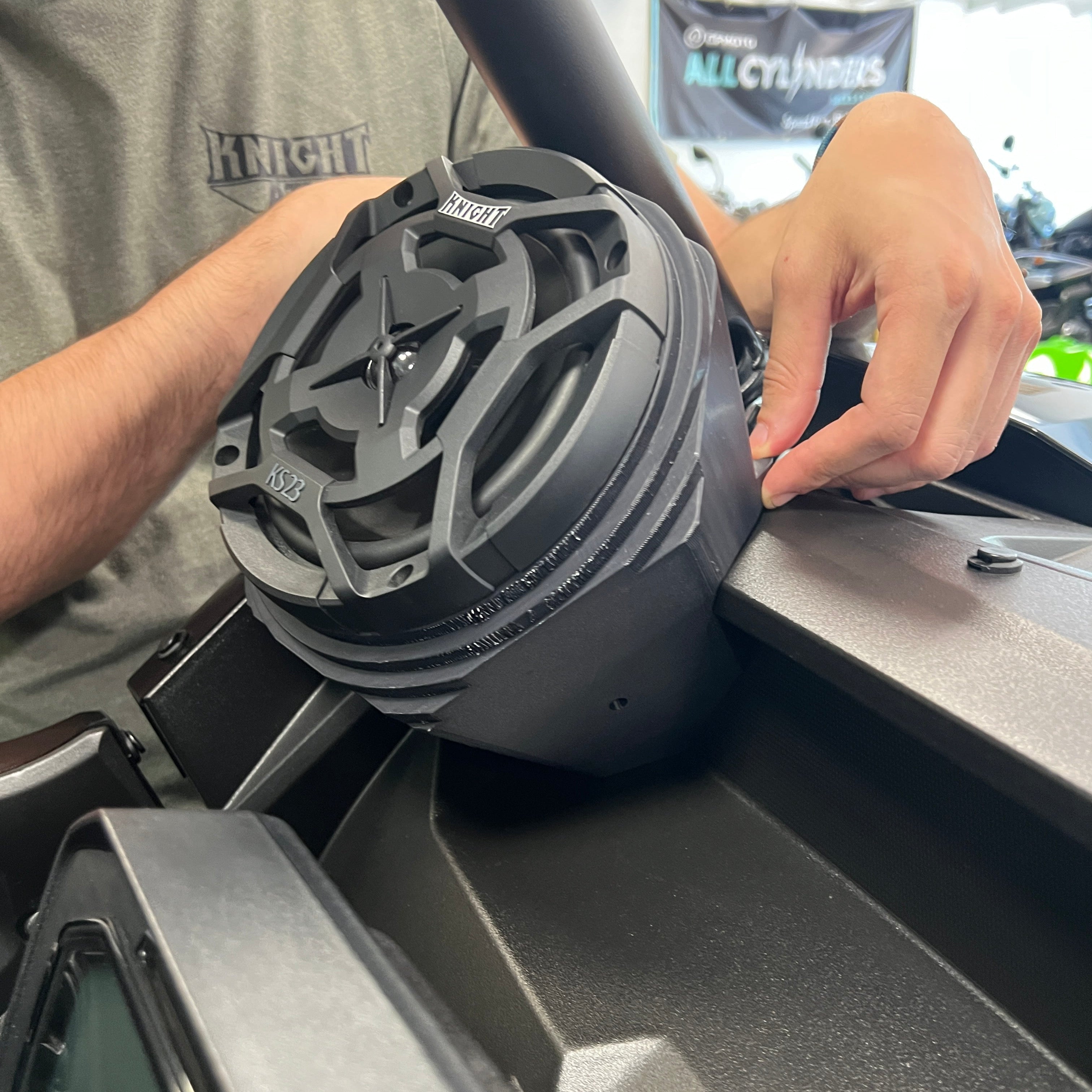 Photo of KRX 1000 Dash 6.5 inch Speaker Pods by Knight ATV - Premium Power Sports for UTVs / Side by Sides