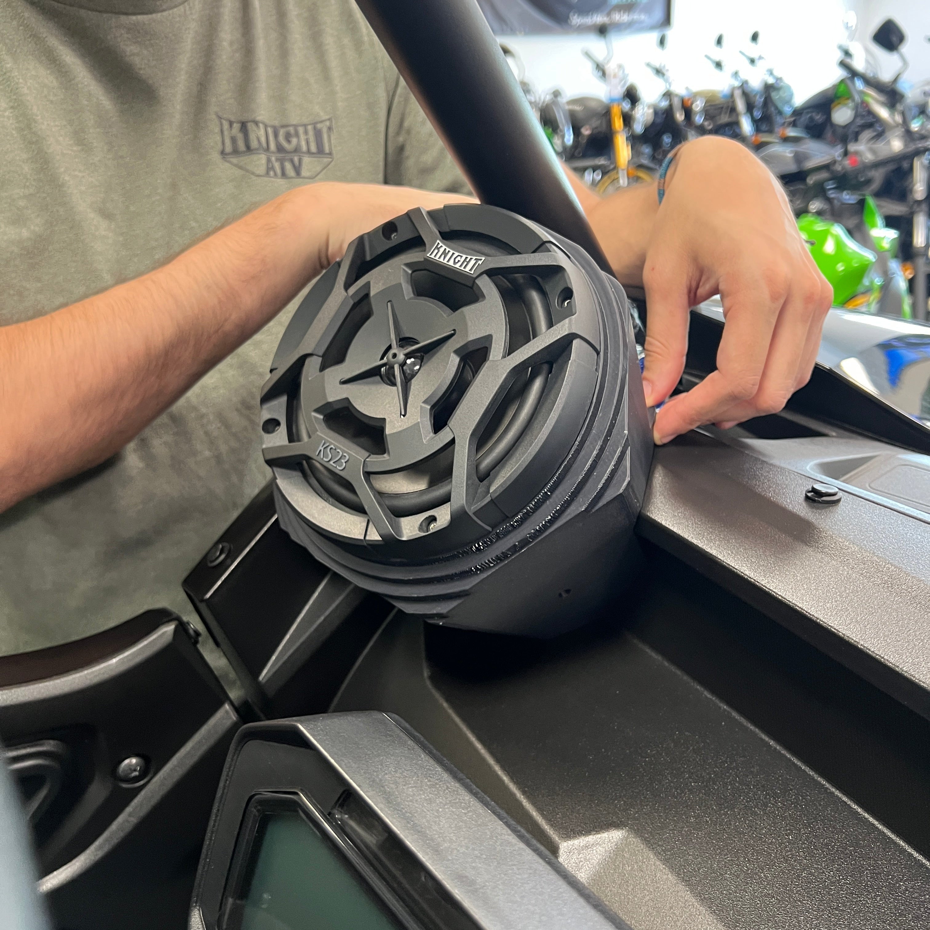 Photo of KRX 1000 Dash 6.5 inch Speaker Pods by Knight ATV - Premium Power Sports for UTVs / Side by Sides