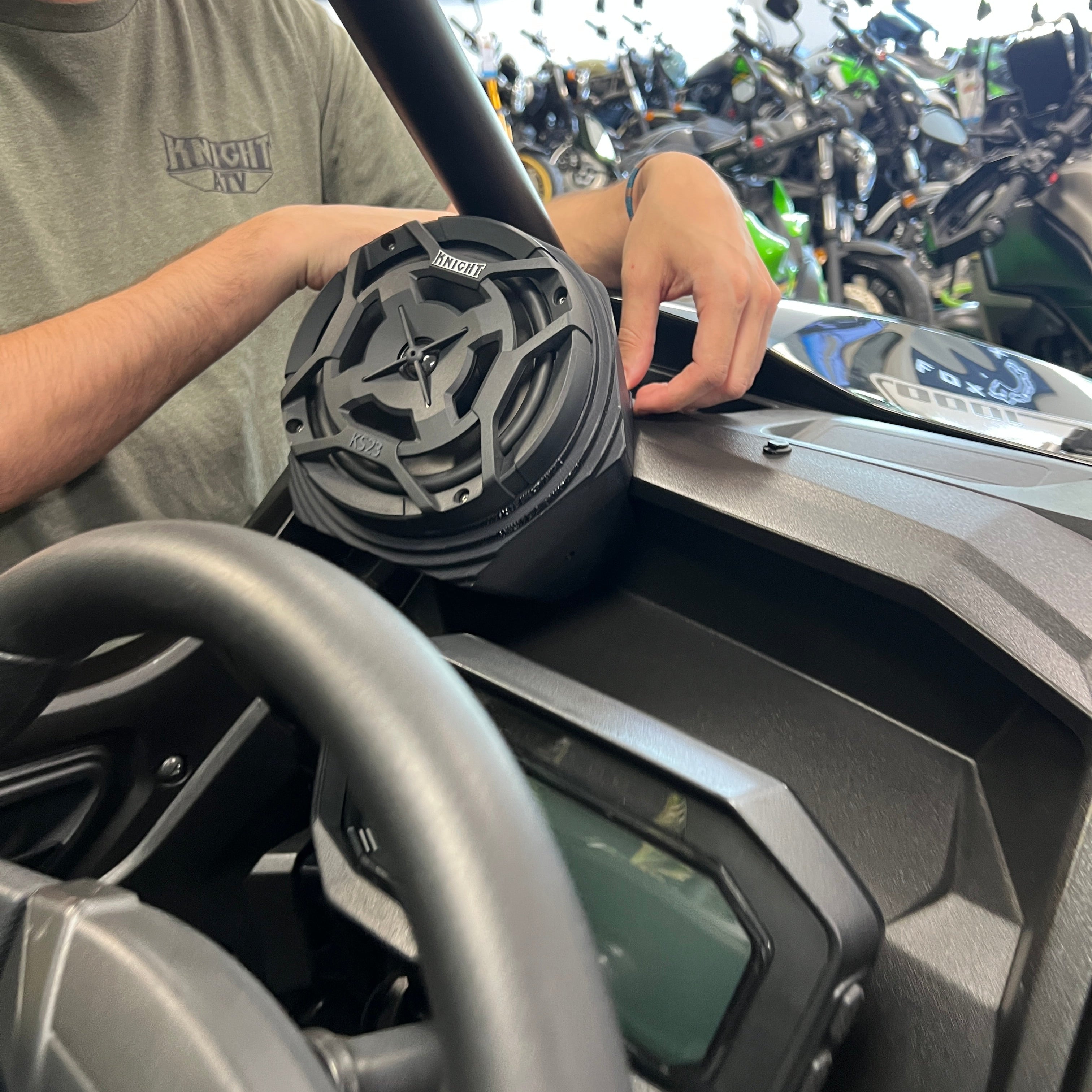 Photo of KRX 1000 Dash 6.5 inch Speaker Pods by Knight ATV - Premium Power Sports for UTVs / Side by Sides