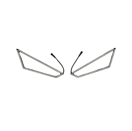 Photo of 187 Style RZR Pro XP / Pro R / Turbo R Halos w/ Control Harness by 5150 Whips Inc. - Premium Head Lights for UTVs / Side by Sides