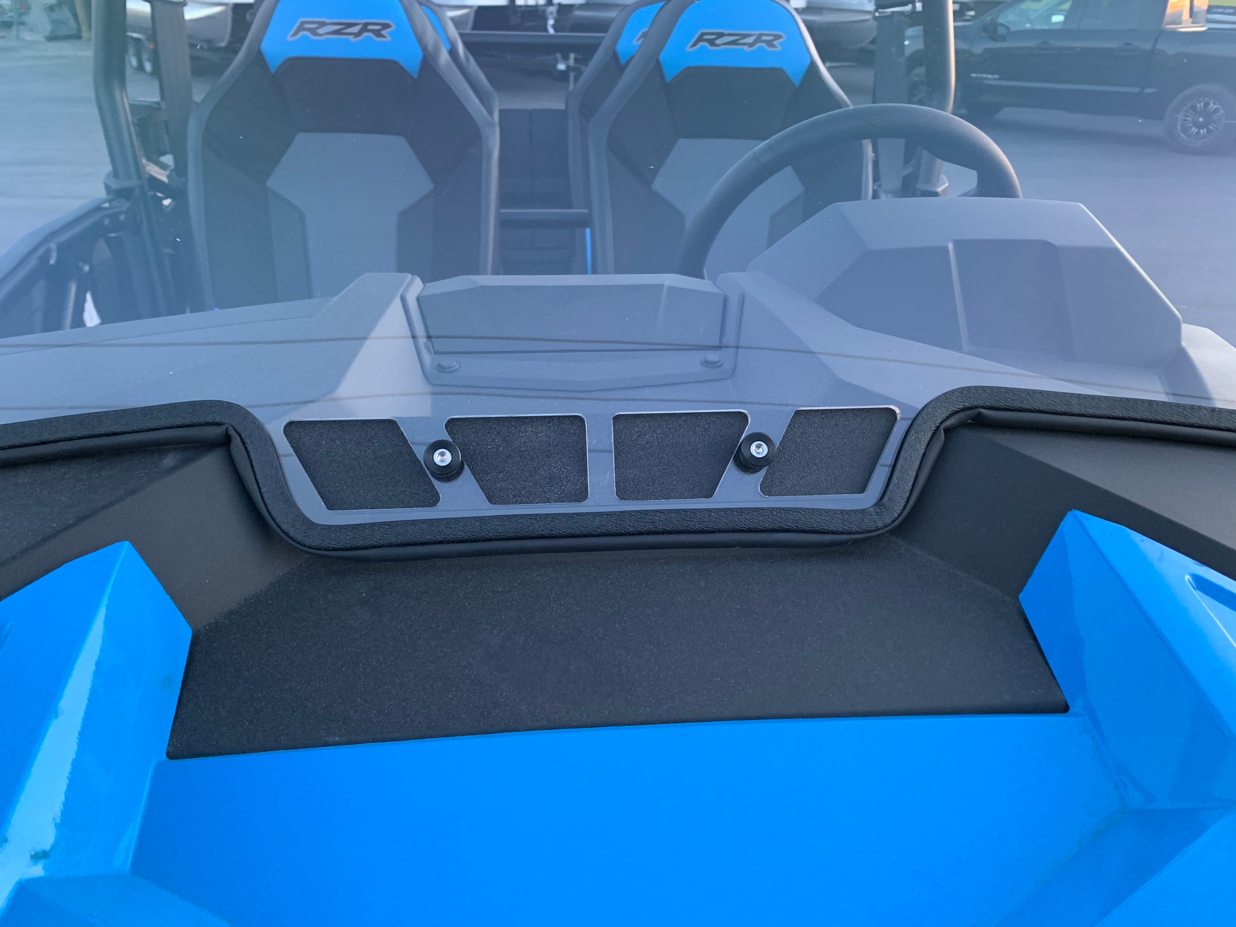 Photo of Vented Full Polycarbonate Windshield with Quick Straps for 2019+ RZR 1000, Turbo (upgrade options) by UTVZILLA - Premium for UTVs / Side by Sides