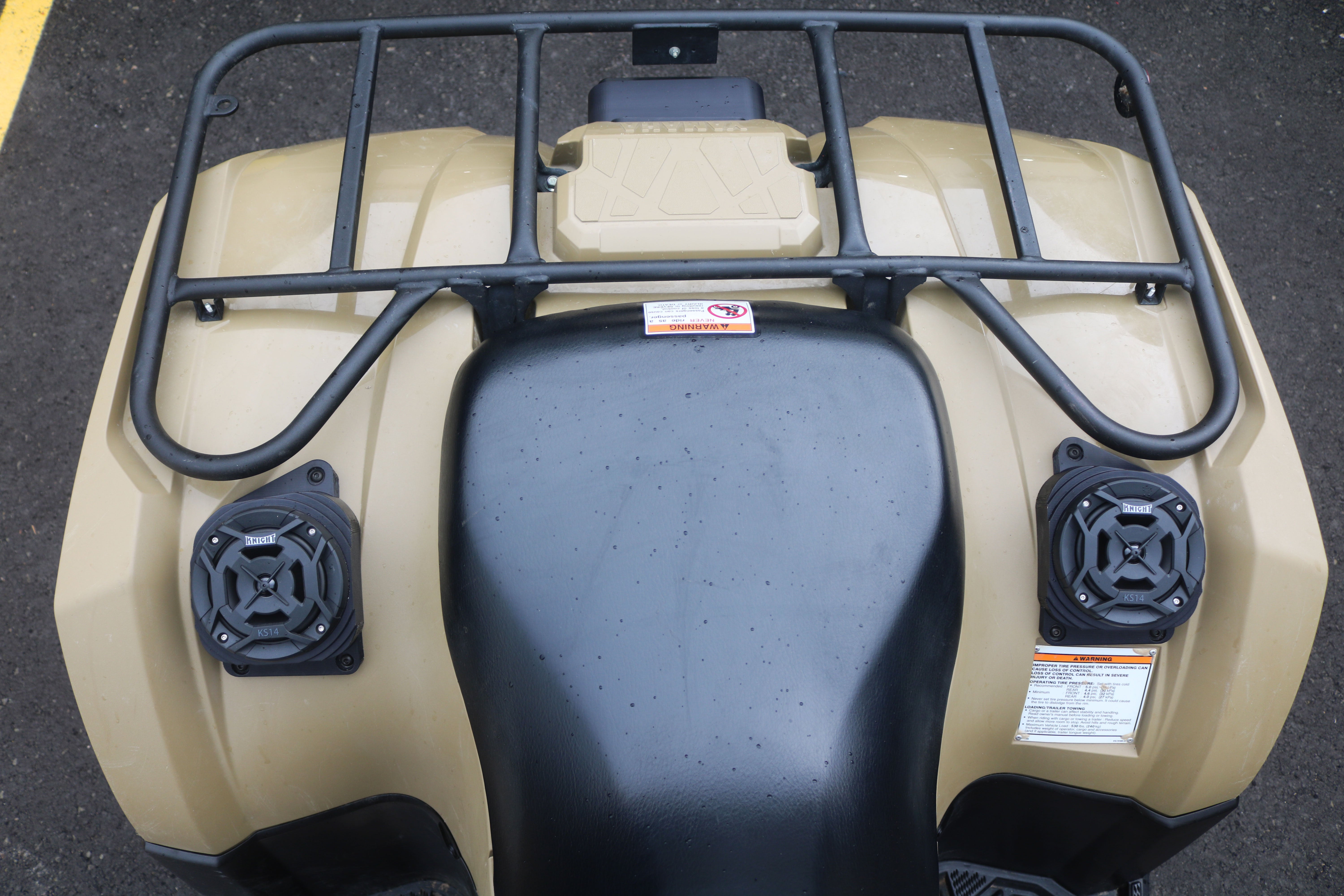 Photo of Yamaha Kodiak 450 (18–25) Bluetooth LED ATV Rear Sound System by Knight ATV - Premium Power Sports for UTVs / Side by Sides