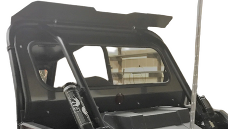 Photo of POLARIS RZR XP1000 REAR WINDSHIELD 2014-18 by Dirt Warrior Accessories - Premium WINDSHIELD for UTVs / Side by Sides