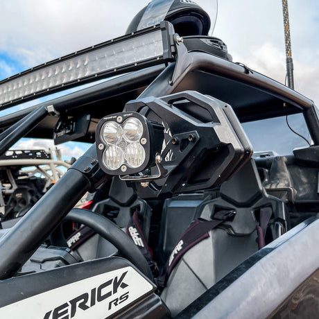 Cuero Race Mirror Light Combo - Adjustable LED Lighting + Rugged Visibility (2024)