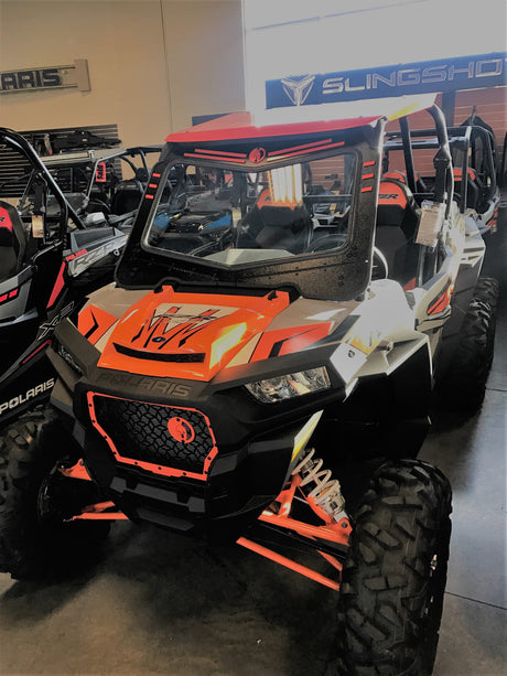 Photo of POLARIS RZR XP1000 FRONT WINDSHIELD 2014-18 by Dirt Warrior Accessories - Premium Windshields for UTVs / Side by Sides