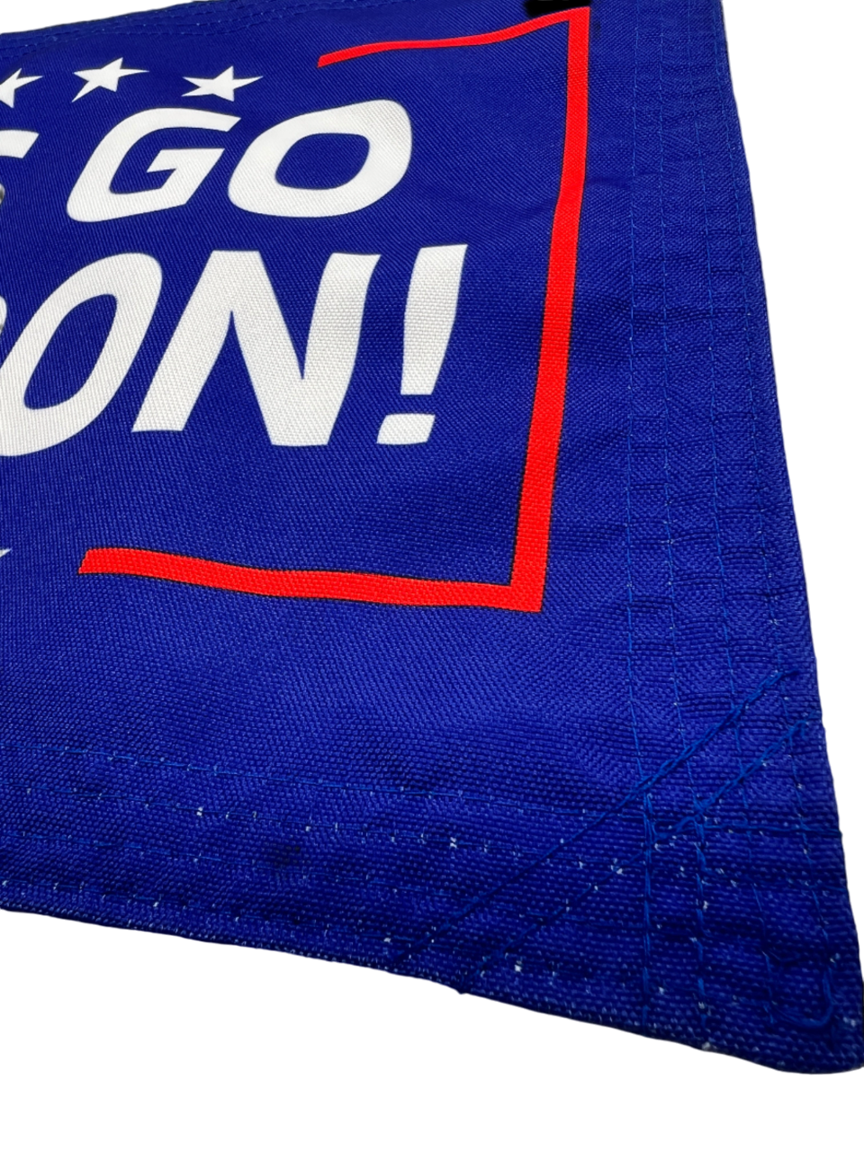 LETS GO BRANDON BLUE FLAG 12"x18" Double Sided Grommet Flag