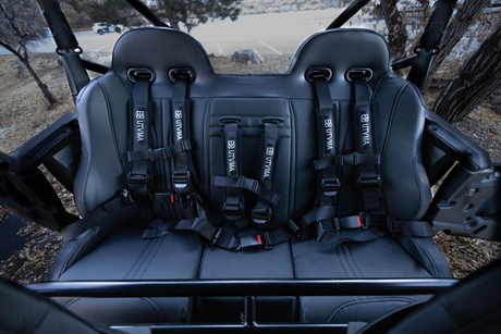 Photo of Honda Talon 4 Rear Bench Seat W Harnesses (2019-2025) by UTV Mountain Accessories - Premium Bench Seat for UTVs / Side by Sides
