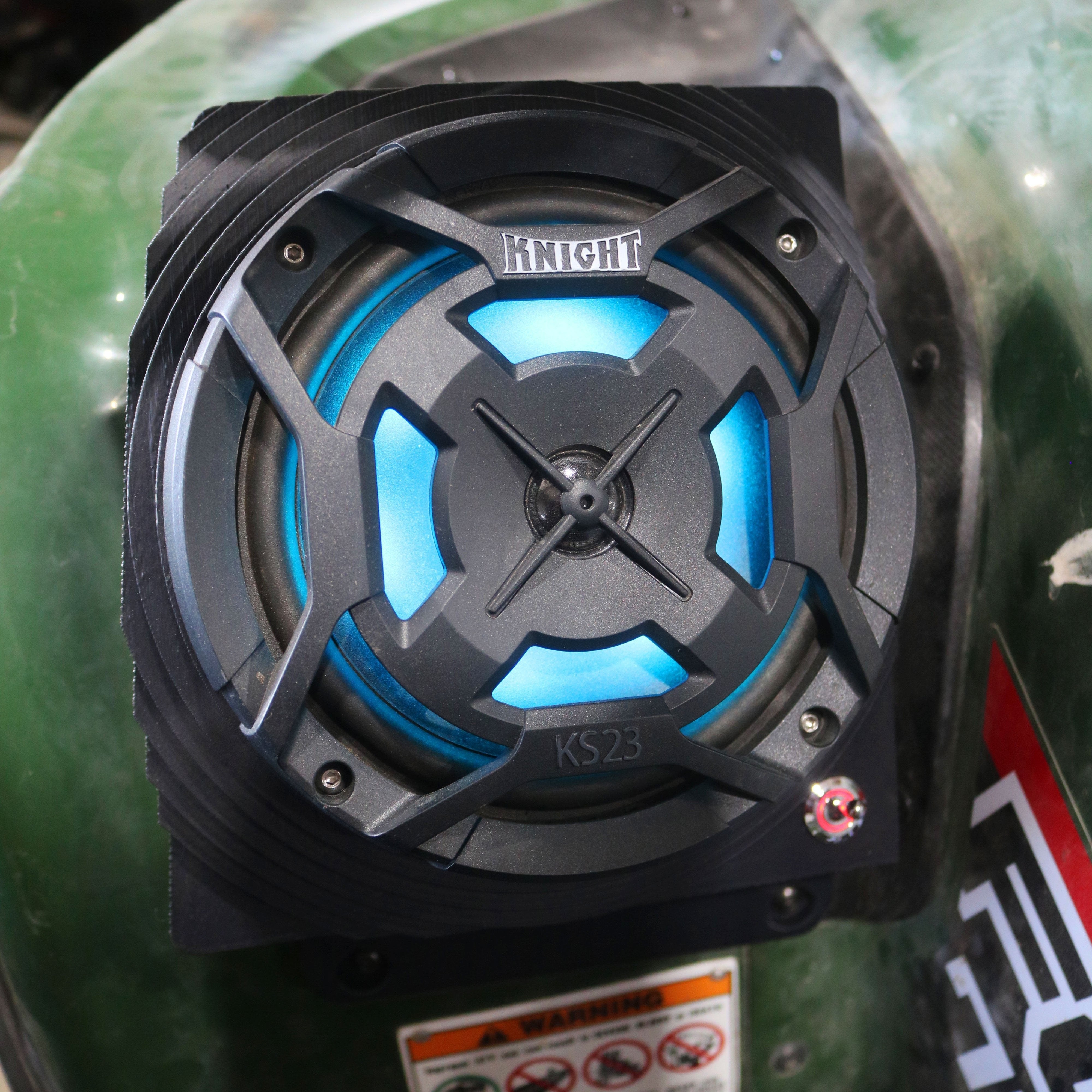 Photo of 2002 to 2025 Brute Force 650/750 Fender Speaker Housings Only by Knight ATV - Premium Power Sports for UTVs / Side by Sides