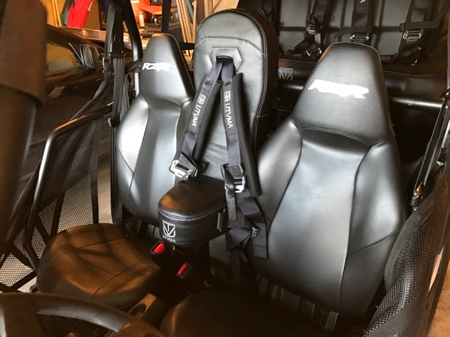 Photo of RZR 570 Bump Seat (2017-2022) by UTV Mountain Accessories - Premium Bump Seats for UTVs / Side by Sides