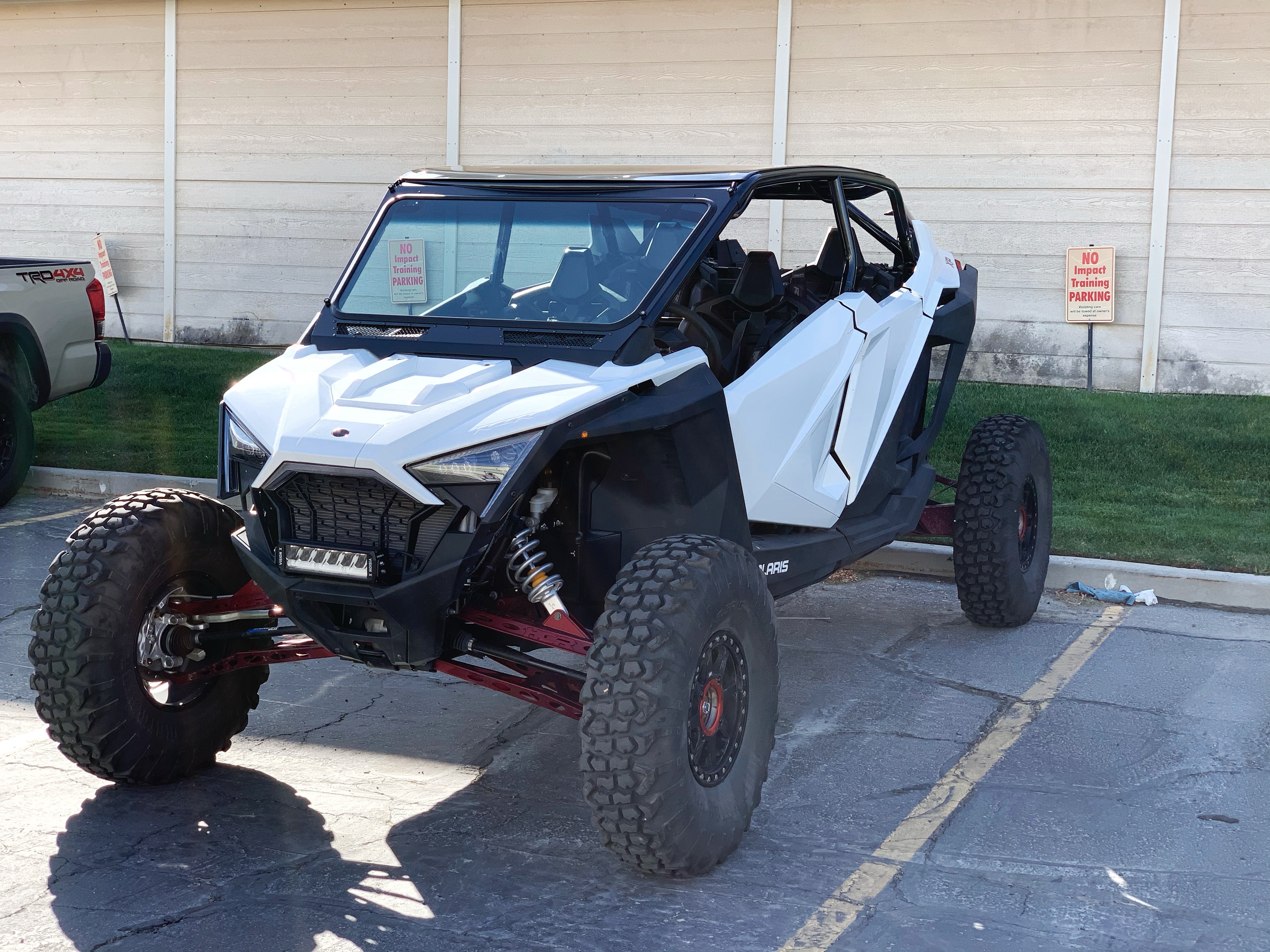 Photo of Glass Windshield for Vent Racing RZR PRO XP Roll Cage by Moto Armor - Premium for UTVs / Side by Sides