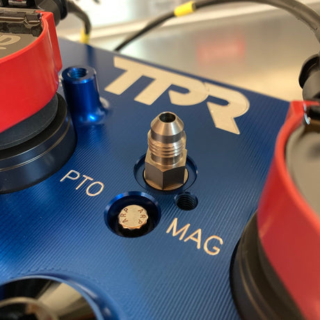 Photo of TPR010 - BLUE Billet Valve Cover - RZR by TPR Industry - Premium for UTVs / Side by Sides