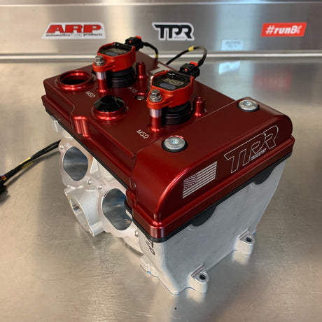 Photo of TPR010 - RED Billet Valve Cover - RZR by TPR Industry - Premium for UTVs / Side by Sides