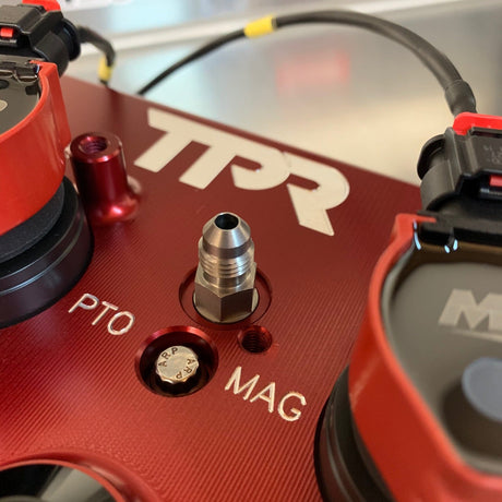 Photo of TPR010 - RED Billet Valve Cover - RZR by TPR Industry - Premium for UTVs / Side by Sides